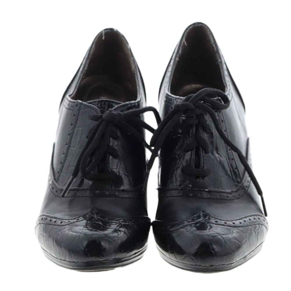 Naturalizer Black Lace-Up Women's Heels/Boots - Picture 2 of 2